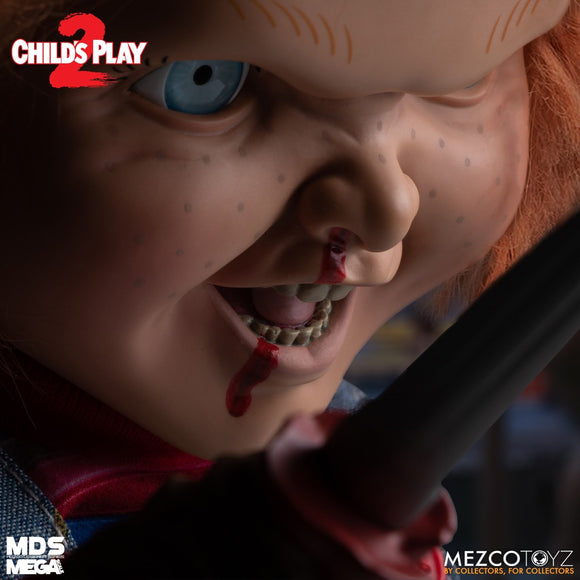 Mezco Toyz Child's Play 2 Mega Scale Talking Menacing Chucky Figure