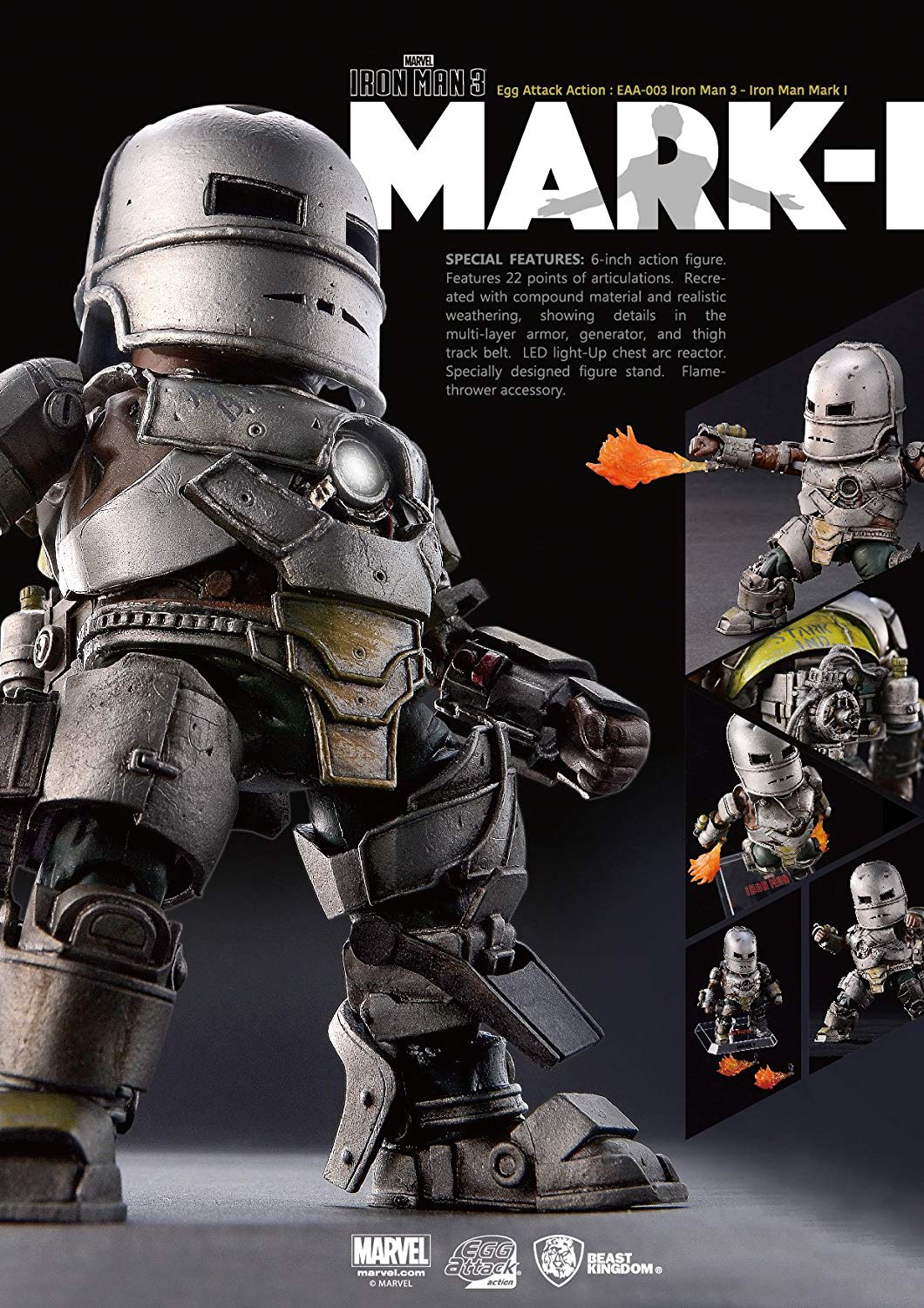 Beast Kingdom Egg Attack Action Iron Man Mark 1 Iron Man Action