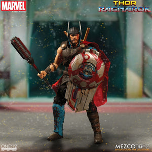 Mezco Toyz One12 Collective Marvel Comics Thor Ragnarok Gladiator Thor 1/12 Scale 6" Action Figure