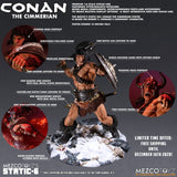 Mezco Toyz Conan Static-6 Conan The Cimmerian 1/6 Scale Statue
