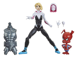 Hasbro Marvel Legends Spider-Man Into the Spider-Verse Gwen Stacy (Stilt-Man BAF) 6-Inch Action Figure