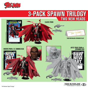 McFarlane Toys Spawn Kickstarter Remastered 2020 3-Pack Trilogy Set Signed by Todd McFarlane