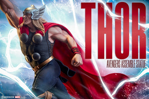 Sideshow Marvel Avengers Assemble Thor Statue