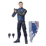 Hasbro Disney+ Marvel Legends Wave 1 Set of 7 Figures Captain America (Sam Wilson/Falcon), John Walker (U.S. Agent), Baron Zemo, Bucky Barnes (Winter Soldier), Loki, Scarlet Witch & Vision (Captain America Flight Gear BAF)