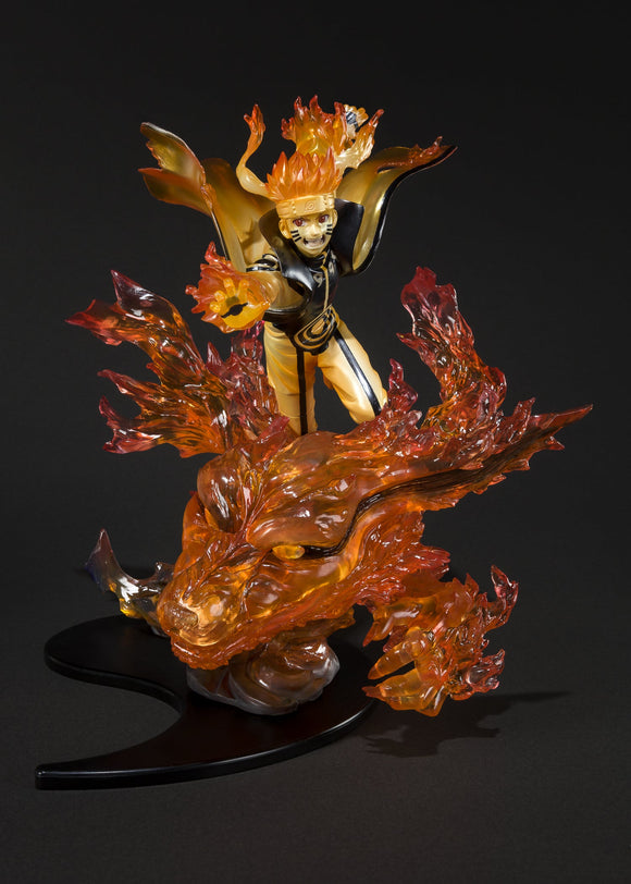 Bandai Naruto Figuarts ZERO Kurama Naruto Uzumaki (Kizuna Relation) PVC Statue