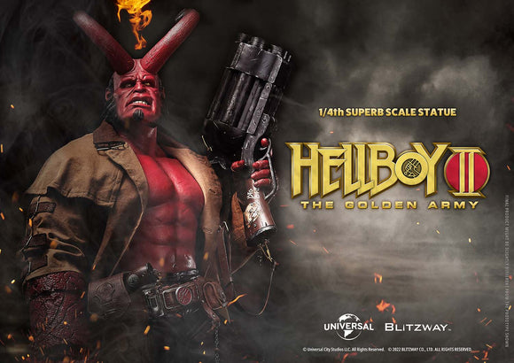 Blitzway Hellboy II The Golden Army Hellboy 1/4 Superb Scale Statue