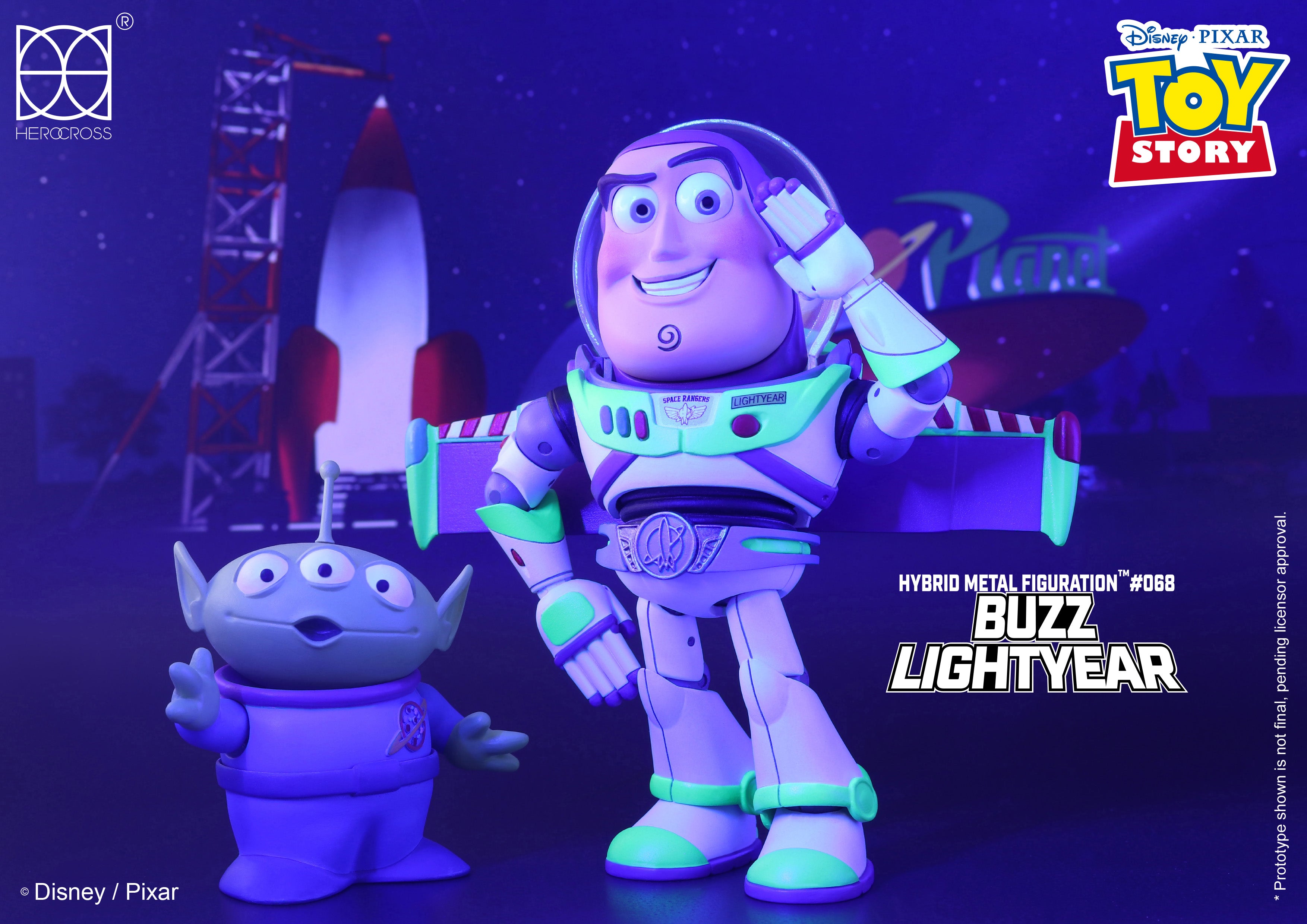 HEROCROSS Hybrid Metal Figuration 068 Disney Toy Story Buzz