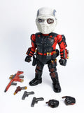 HEROCROSS Hybrid Metal Figuration 071 DC Comics Suicide Squad Dead Shot Diecast Action Figure