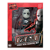 HEROCROSS Hybrid Metal Figuration 071 DC Comics Suicide Squad Dead Shot Diecast Action Figure