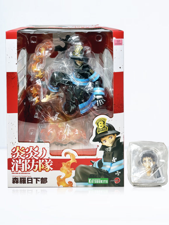 Kotobukiya Fire Force ArtFX J Shinra Kusakabe Statue with Bonus Part