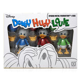 HEROCROSS Hybrid Metal Figuration 308 Disney Huey Dewey Louie Diecast Action Figure Boxset