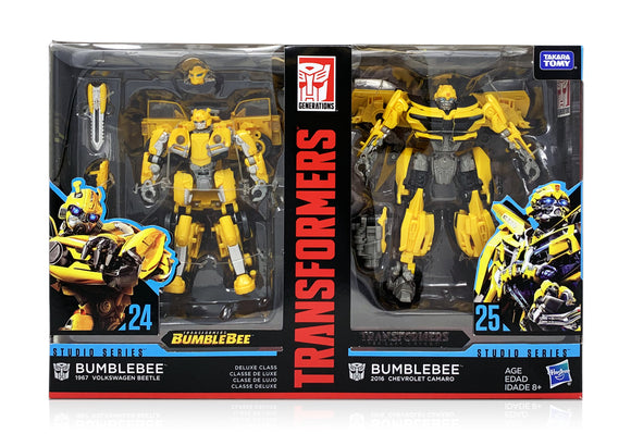 Transformers Studio Series 24 and 25 Deluxe Class Bumblebee 2-Pack - Exclusive
