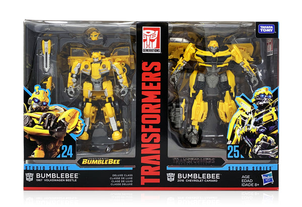 トランスフォーマー スタジオシリーズ バンブルビー 24 25 限定2個パック Transformers Studio Series 24 and 25 Deluxe Class Bumblebee 2-Pack