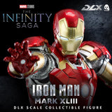 Threezero Marvel Avengers Infinity Saga Iron Man Mark 43 DLX 1/12 Scale Die-Cast Action Figure