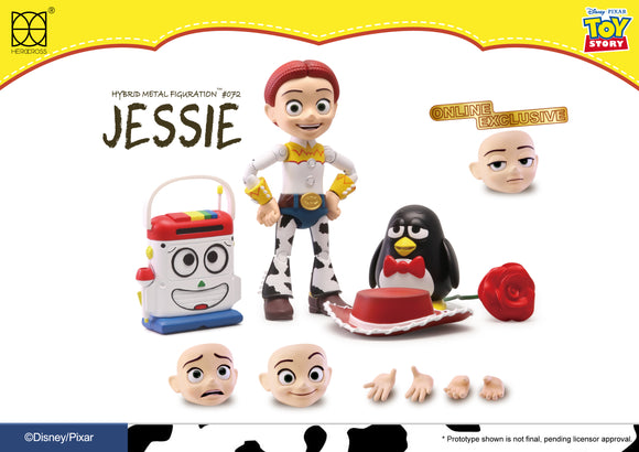 HEROCROSS Hybrid Metal Figuration 072E Disney Toy Story Jessie Web Exclusive Edition Diecast Action Figure
