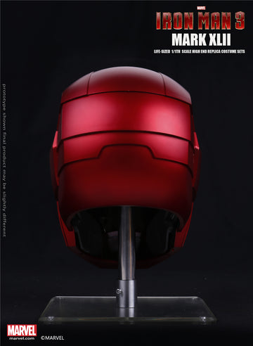 iron man 3 mark xlii helmet Dimension Studio Marvel Iron Man 3 Iron Man Mark XLII 42 1:1 Full Size – Maybang's Collectibles