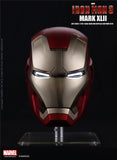 Dimension Studio Marvel Iron Man 3 Iron Man Mark XLII 42 1:1 Full Size Electronic Motorized Wearable Helmet Movie Prop Replica