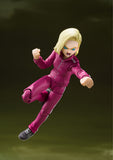 Premium Bandai Tamashii Nations S.H.Figuarts Android 18 Universe Survival Saga Exclusive Action Figure