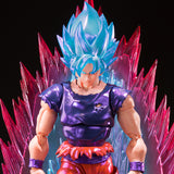 Premium Bandai Tamashii Nations S.H.Figuarts Super Saiyan God Super Saiyan Son Goku Kaio-Ken Event Exclusive Color Edition Figure