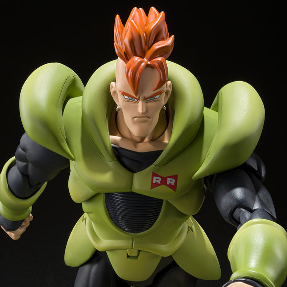 Premium Bandai Tamashii Nations S.H.Figuarts Dragon Ball Z Android 16 Exclusive Action Figure