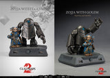 TOPOP Guild Wars 2 Zojja with Golem USB Flash Drive and USB Hub Figure Statue Set