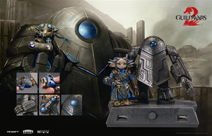 TOPOP Guild Wars 2 Zojja with Golem USB Flash Drive and USB Hub Figure Statue Set