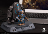 TOPOP Guild Wars 2 Zojja with Golem USB Flash Drive and USB Hub Figure Statue Set