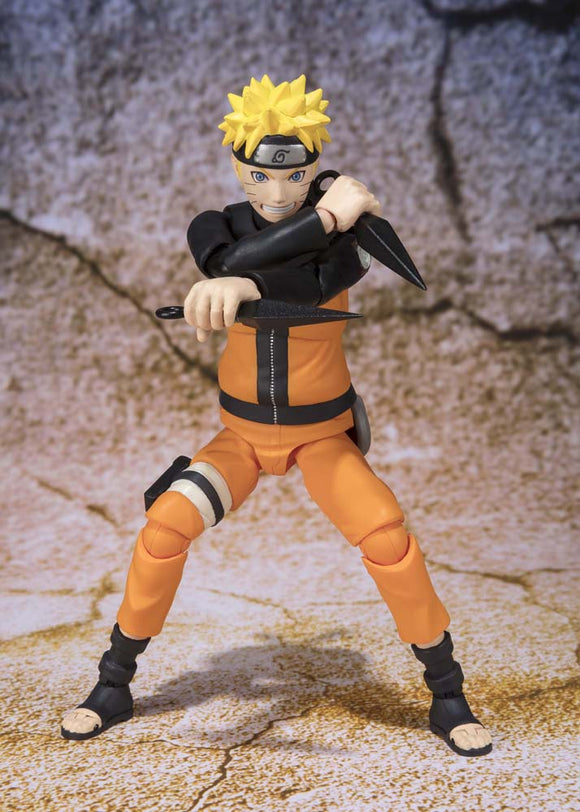 Bandai Tamashii Nations Naruto S.H.Figuarts Naruto Uzumaki (Best Selection) Action Figure