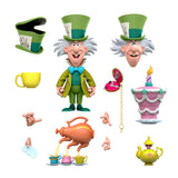 Super7 Disney Ultimates Wave 2 - Set of 4 Alice, The Tea Time Mad Hatter, Robin Hood Stork Costume & Fantasia Hyacinth Hippo