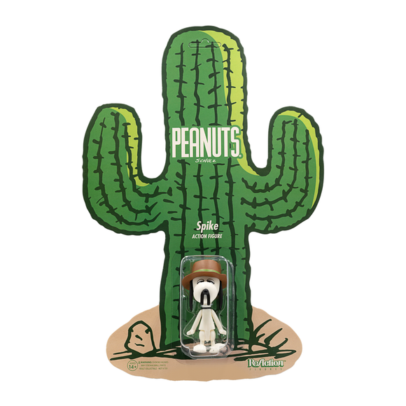 Super7 Peanuts Snoopy ReAction Spike (Cactus Card) SDCC 2020 Exclusive Figure