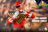 ThreeZero Mighty Morphin Power Rangers Dragon Shield Red Ranger 1/6 Scale 12" Collectible Figure