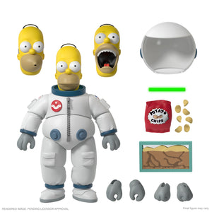 Super7 The Simpsons Ultimates Wave 1 Deep Space Homer Figure