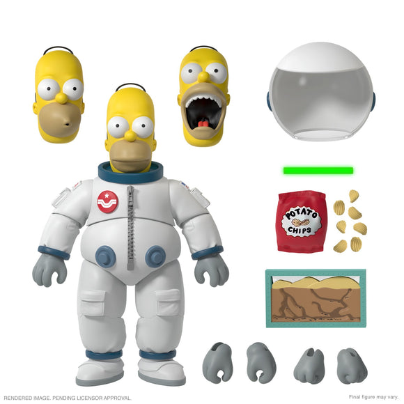 Super7 The Simpsons Ultimates Wave 1 Deep Space Homer Figure