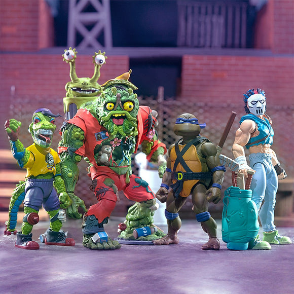 Super7 Teenage Mutant Ninja Turtles Ultimates Wave 4 - Set of 4 Donatello, Casey Jones, Muckman & Joe Eyeball & Mondo Gecko