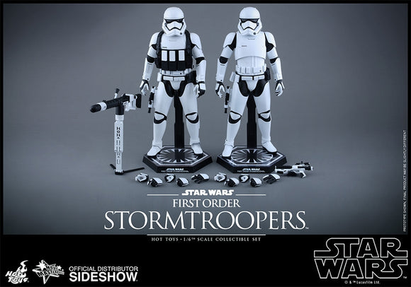 Hot Toys Star Wars Episode VII The Force Awakens First Order Stormtroopers 2 Pack Set 1/6 Scale 12