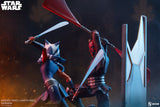 Sideshow Star Wars The Clone Wars Ahsoka Tano vs Darth Maul Diorama Statue