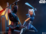 Sideshow Star Wars The Clone Wars Ahsoka Tano vs Darth Maul Diorama Statue