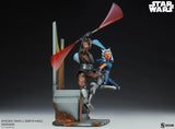 Sideshow Star Wars The Clone Wars Ahsoka Tano vs Darth Maul Diorama Statue