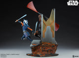 Sideshow Star Wars The Clone Wars Ahsoka Tano vs Darth Maul Diorama Statue