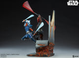 Sideshow Star Wars The Clone Wars Ahsoka Tano vs Darth Maul Diorama Statue