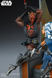 Sideshow Star Wars The Clone Wars Ahsoka Tano vs Darth Maul Diorama Statue