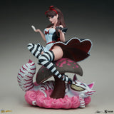 Sideshow Fairytale Fantasies Collection J Scott Campbell Collectibles Alice in Wonderland Game of Hearts Edition Alice Statue