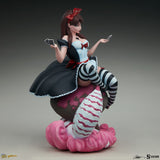 Sideshow Fairytale Fantasies Collection J Scott Campbell Collectibles Alice in Wonderland Game of Hearts Edition Alice Statue