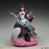 Sideshow Fairytale Fantasies Collection J Scott Campbell Collectibles Alice in Wonderland Game of Hearts Edition Alice Statue
