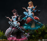 Sideshow Fairytale Fantasies Collection J Scott Campbell Collectibles Alice in Wonderland Game of Hearts Edition Alice Statue