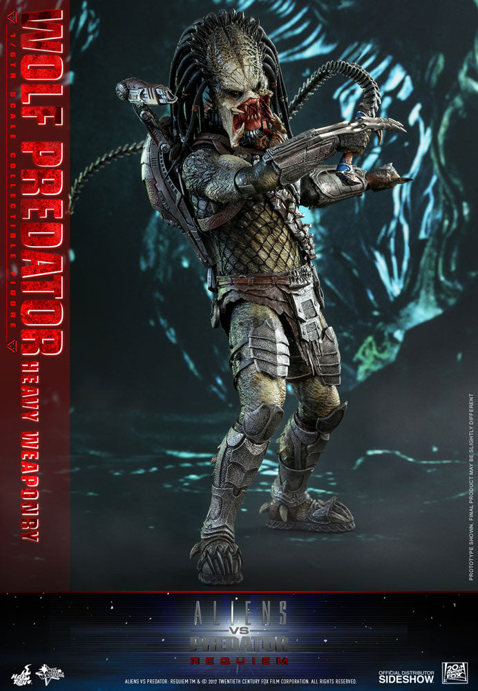 Hot Toys Aliens VS Predator Requiem Wolf Predator (Heavy Weaponry