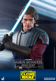 Hot Toys Star Wars The Clone Wars General Anakin Skywalker and STAP 1/6 Scale 12" Collectible Figure Set