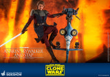 Hot Toys Star Wars The Clone Wars General Anakin Skywalker and STAP 1/6 Scale 12" Collectible Figure Set