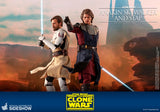 Hot Toys Star Wars The Clone Wars General Anakin Skywalker and STAP 1/6 Scale 12" Collectible Figure Set