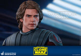 Hot Toys Star Wars The Clone Wars General Anakin Skywalker and STAP 1/6 Scale 12" Collectible Figure Set